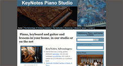 Desktop Screenshot of keynotespianostudio.com